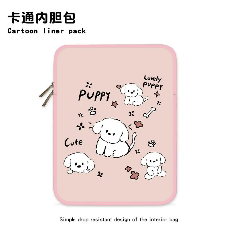 

Cute Dog Kitten Laptop Sleeve Carrying Case 13 13.6 15 Inch Computer Bag for Macbook AirM1 13.3 PRO14 15 Inch ASUS HP Sleeve