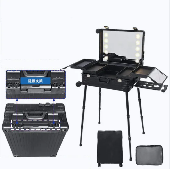 Makeup Case Travel Organizer Cosmetic Organizer Suitcase Professional Makeup Artist Makeup Organizer Косметичка Сумка Женская