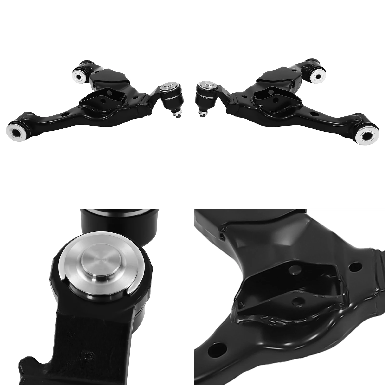 

2PC Front Lower Control Arms with Ball Joint for 2002 2003-2009 Toyota 4Runner, High Quality Replacement, Precision Perfect Fit