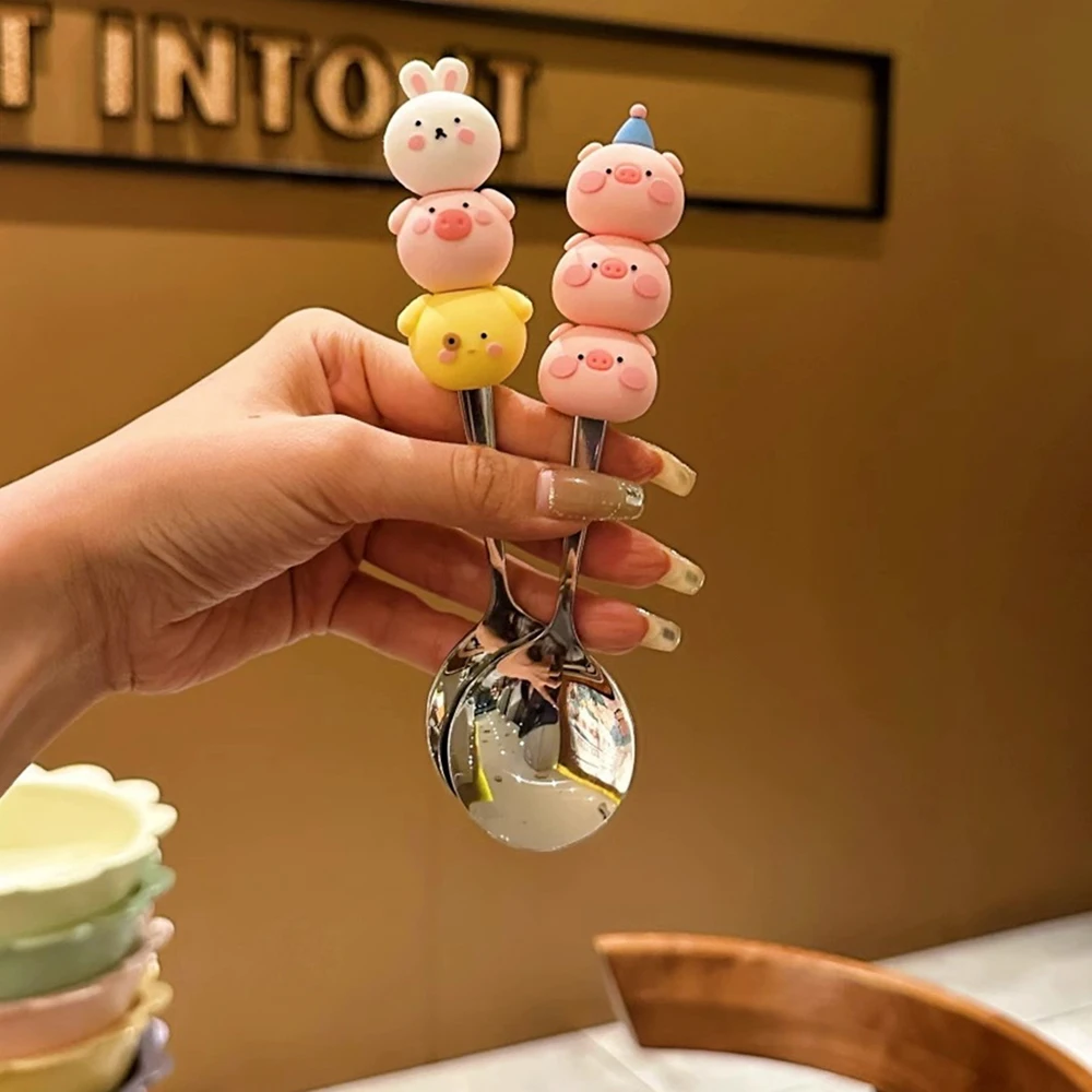 Stainless Steel Spoon Perfect For Christmas Parties Fun Way To Enjoy Dessert Full Of Popular Kitchen Tools High Quality