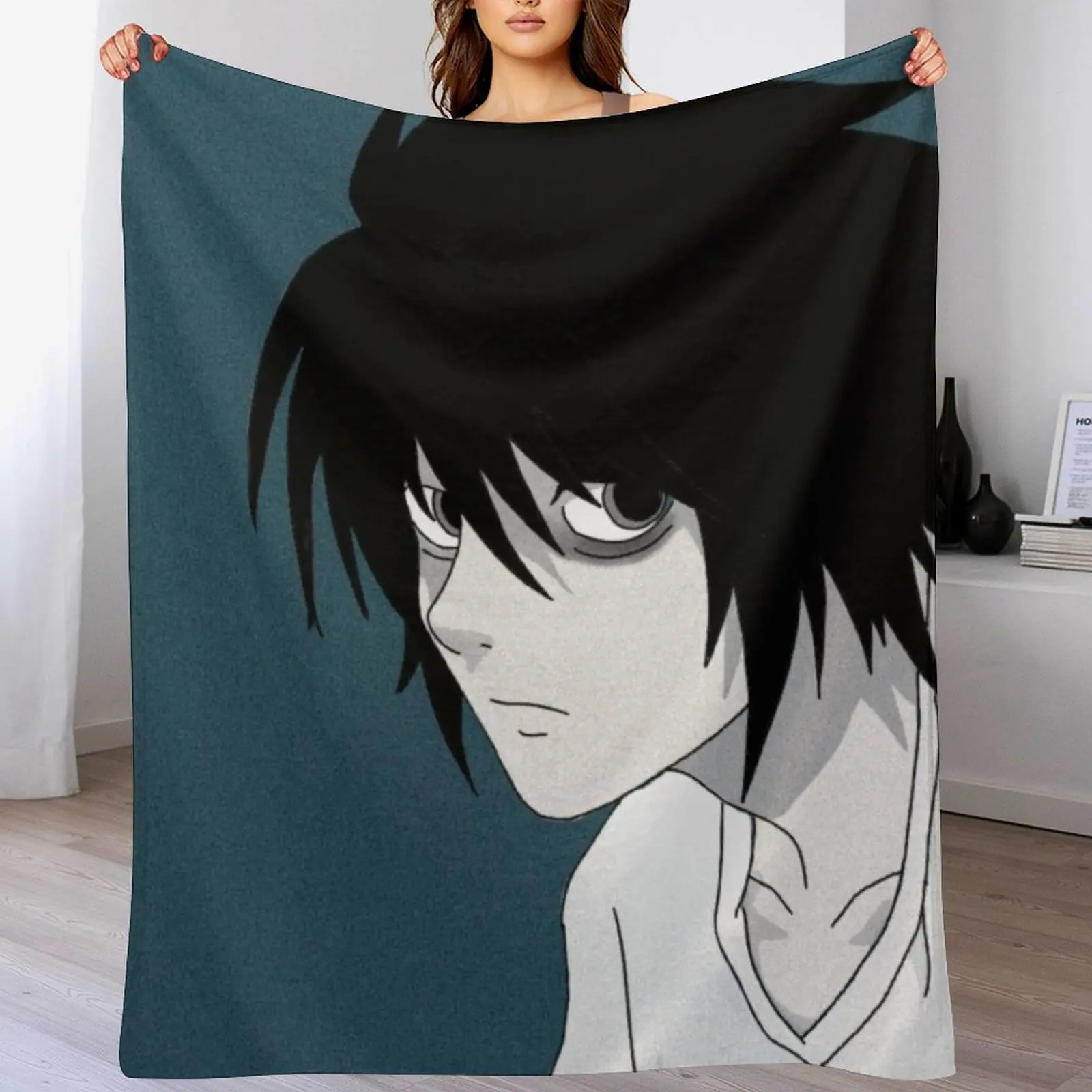 

L Lawliet Throw Blanket Giant Sofa christmas decoration Blankets For Bed Blankets