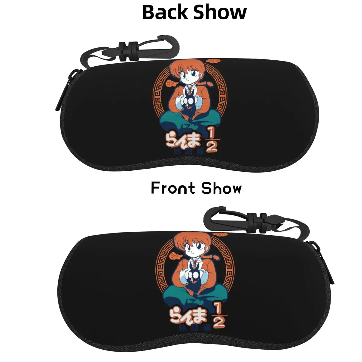 

Ranma 1/2 Shell Glasses Case Protective Sunglasses Box Women Men Soft Eyeglasses Bag Pouch
