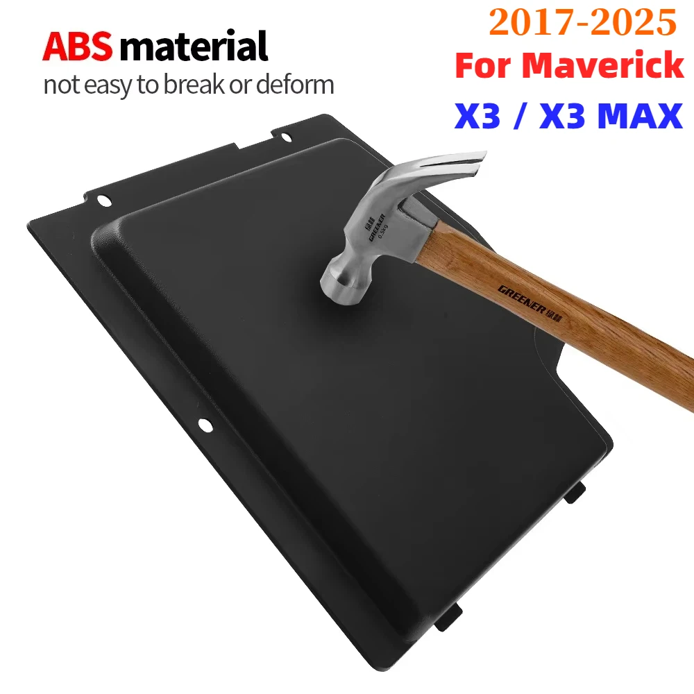 

Комплект крышек батарейного отсека для Can-Am Maverick X3, черная пластиковая крышка батарейного отсека для Can Am Maverick X3 MAX 2017-2025, аксессуары