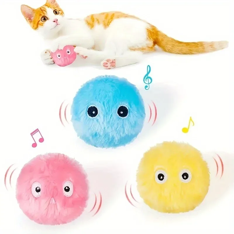 Interactive 1/3pcs Smart Dog Toys Funny Small Plush Nip Training Kitten Squeak Sound Rubber Plastic Silicone Material Cat Dog