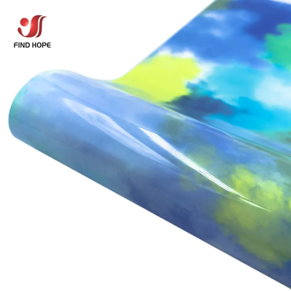 Camo Cloud Bloempatroon Warmteoverdracht Afdrukken Vinylfilm Opstrijkbare T-shirt HTV Maken Grafische DIY Textieltas Decor Voor Knippen