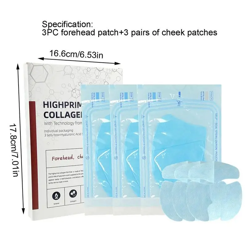 Highprime Collagens Film Melting Skincare Soluble Collagens Film Anti Aging Remove Dark Firm Skin Moisturizing Mask Skin Care