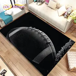 Rugby American Football Field Area Rug,Carpet Rug for Living Room Bedroom Sofa Doormat Decoration,kids Play Non-slip Floor Mat