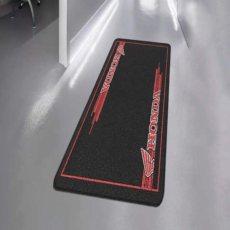 Entrance Doormat Bedside Carpet Black Wing Motorcycle Hrc Floor Mats Anti Slip Kitchen HondsaMat Foot Rugs Hallway Home Decor