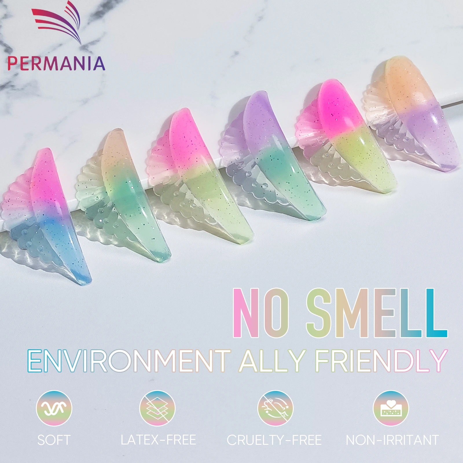 PERMANIA 6 Paia C Curl Silicone Ciglia Perm Pad Ciglia Appiccicose Asta Scudo Sollevamento 3D Piegaciglia Accessori Strumento di Trucco