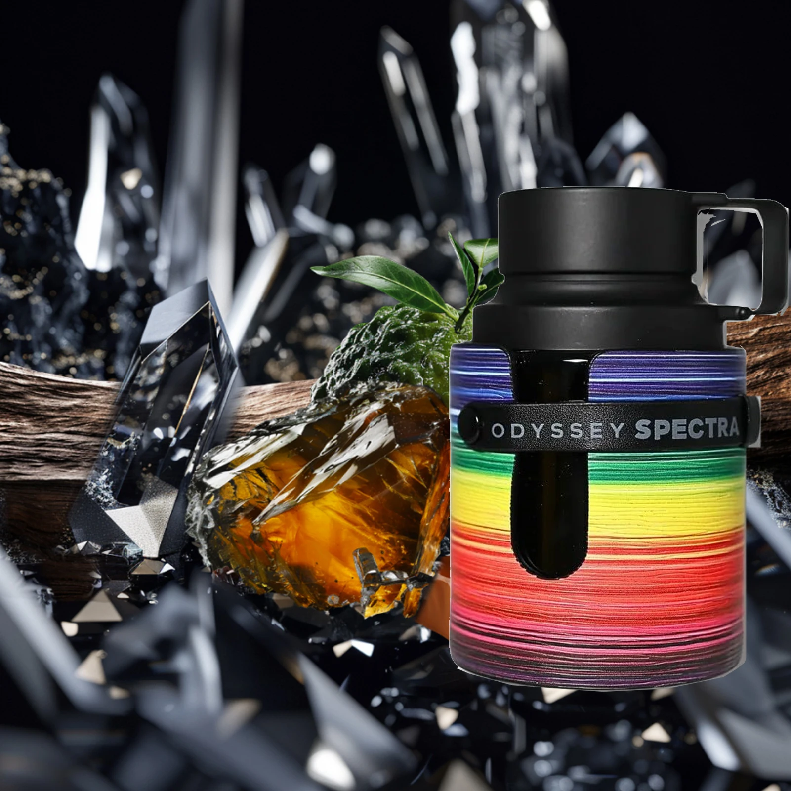 アルマフ オデッセイ スペクトラ レインボーエディション ユニセックス オードパルファムスプレー 3.4オンス 多用途 長持ちする香り