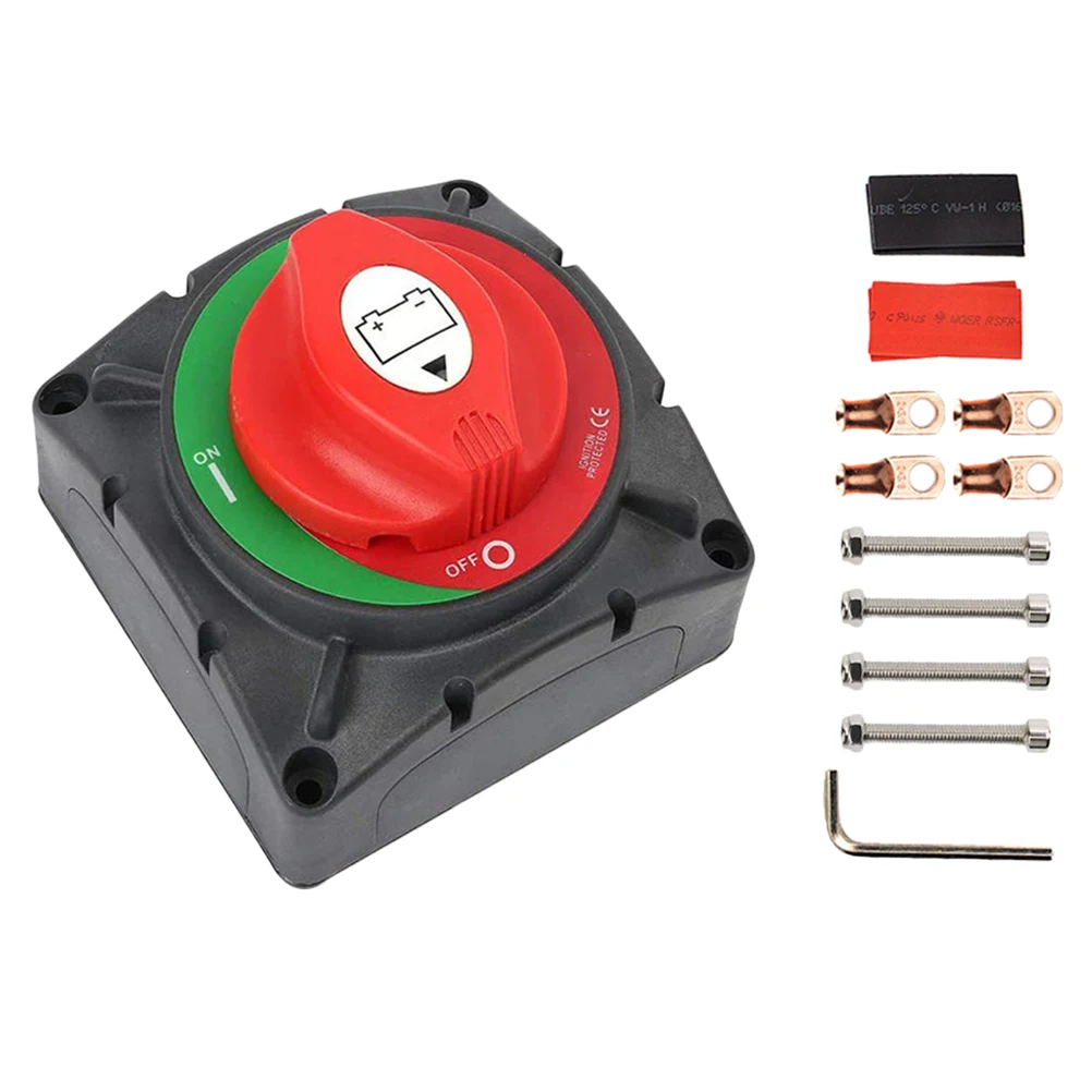

Plastic Power Cut Switch Disconnect Isolator Master for Car Boat RV Easy Operation Wide Applicable Vehicle Safety Convenience