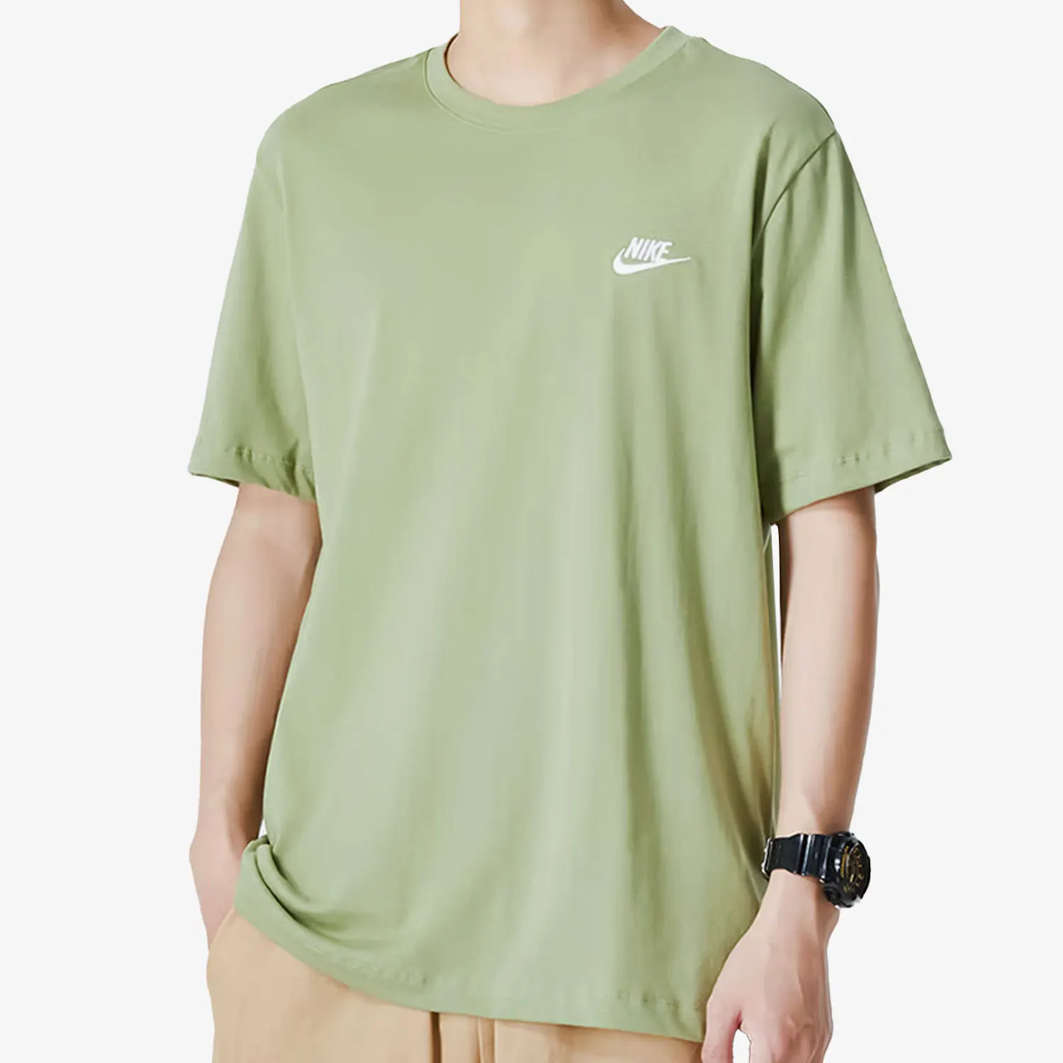 

Оригинальная летняя новая мужская спортивная повседневная футболка Nike с круглым вырезом AR4999-334