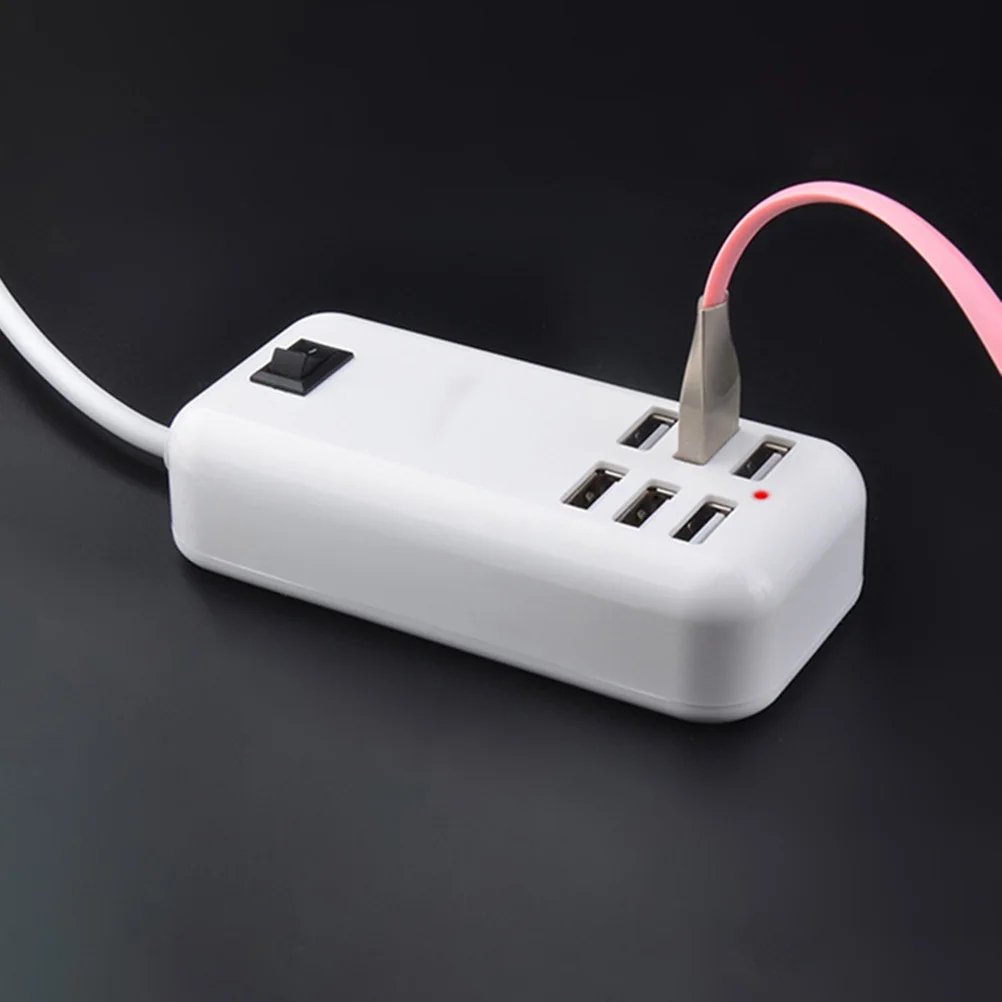 

Smart Station 6 Ports Usb Charging Hub For Multi Devices Fast Charging Intelligent Ic Safety Protection Multi Usb