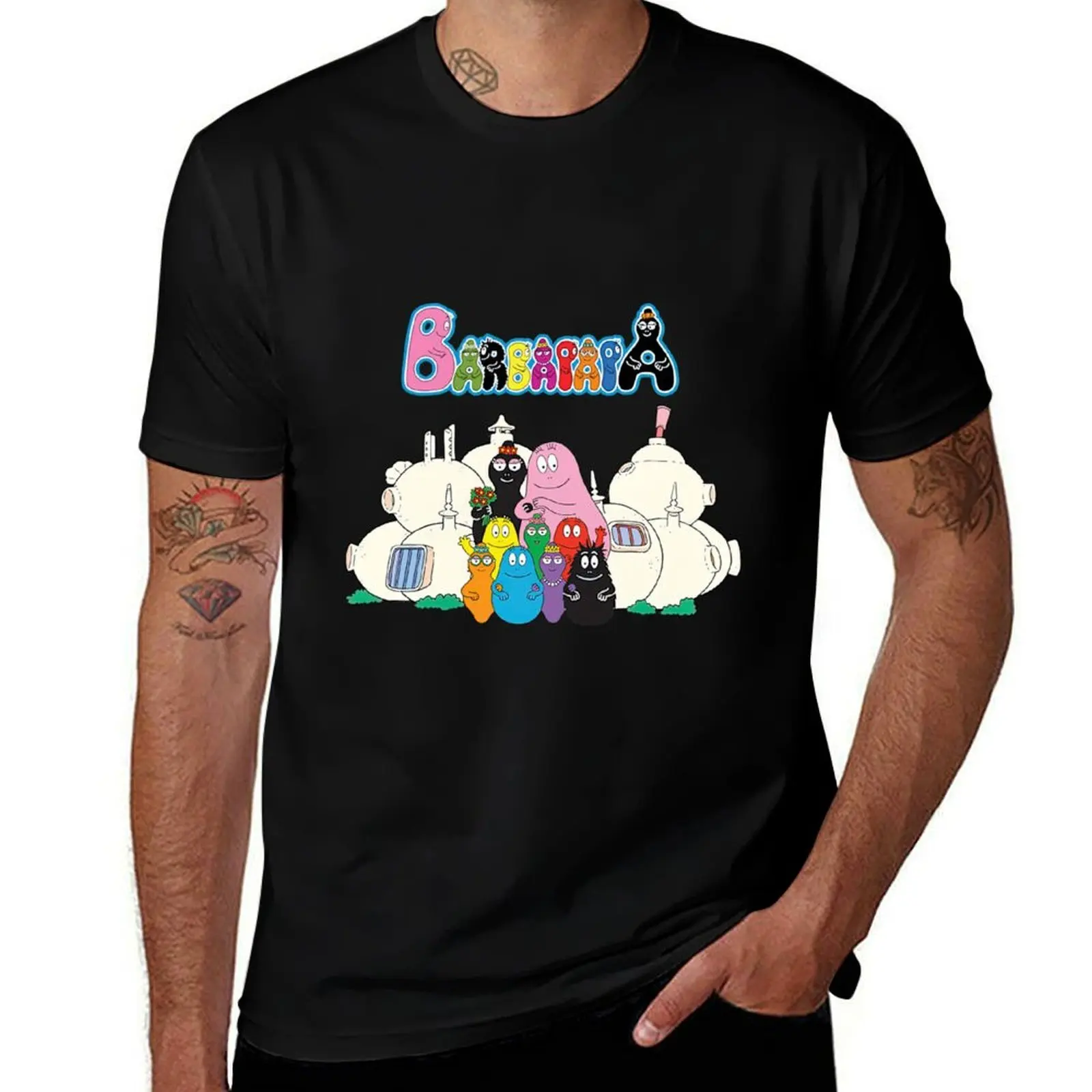 

Barba-papa Family T-Shirt tshirts personalised anime shirt blue archive men clothing