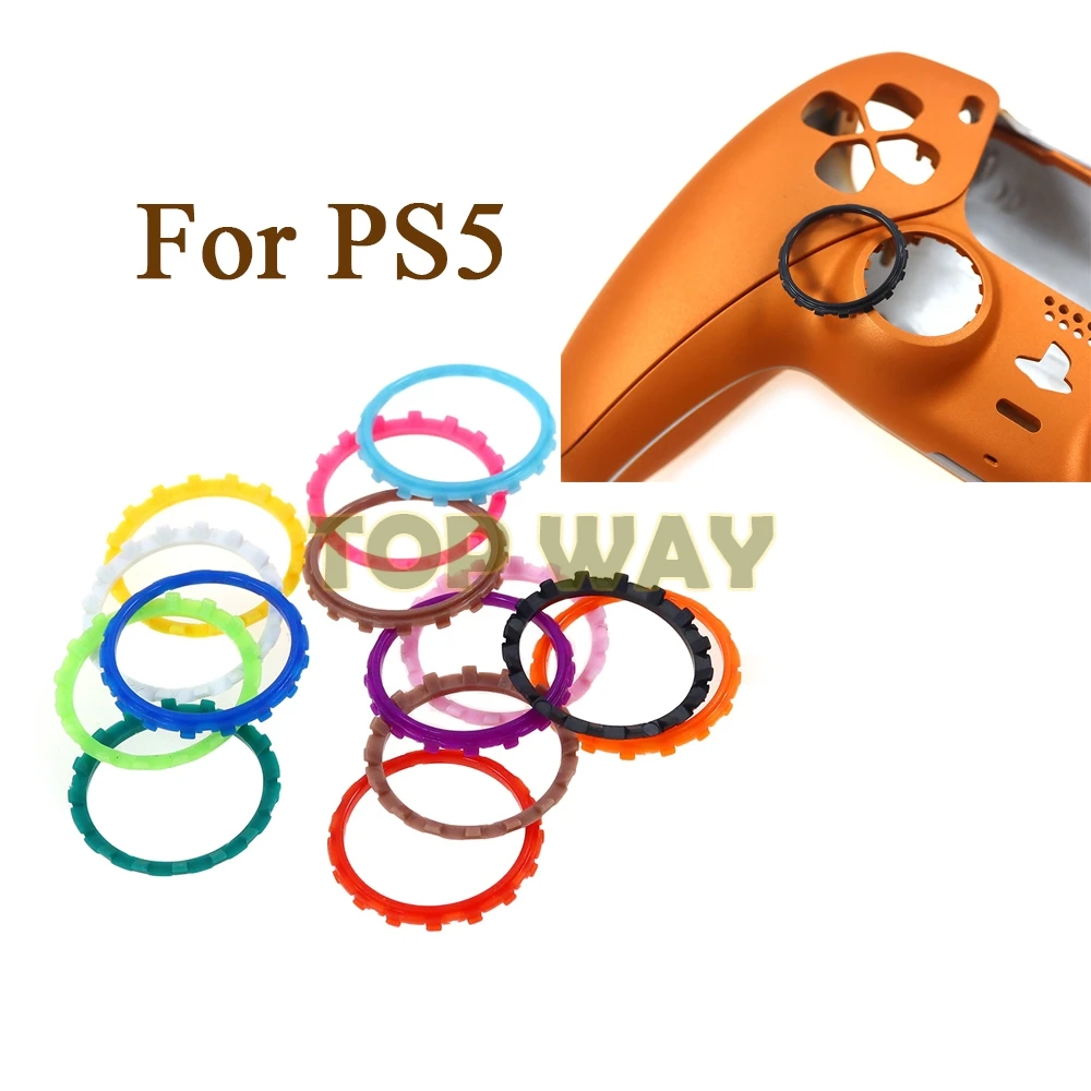 50Pair=100PCS For PS5 Controller Analog Accent Thumbstick Rings For Playstation 5