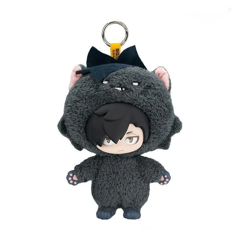 Nouveau Anime Haikyuu pendentif en peluche poupée jouet 15CM dessin animé mignon doux Shoyo Hinata Tobio Kageyama poupées en peluche jouet pour enfant cadeau