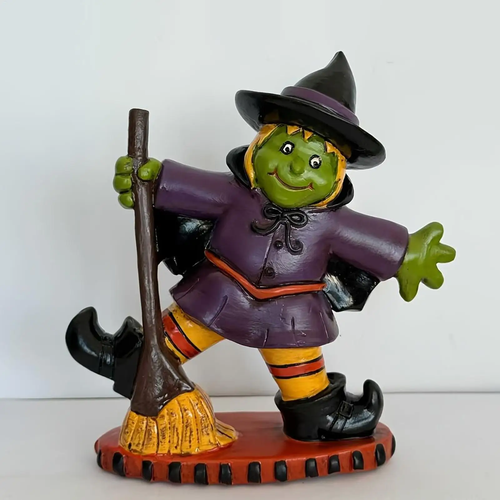 

925, фигурка ведьмы на Хэллоуин, коллекционная статуя из смолы, декор стола, креативная готическая скульптура, украшения в стиле ретро, нишевая странная вечеринка