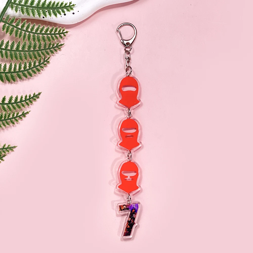 1/6Pcs Korean K-Pop Boy Band Bangtan Boys Acrylic Keychain Cute Backpack Pendant Bag Charms Accessories Decoration Holiday Gifts