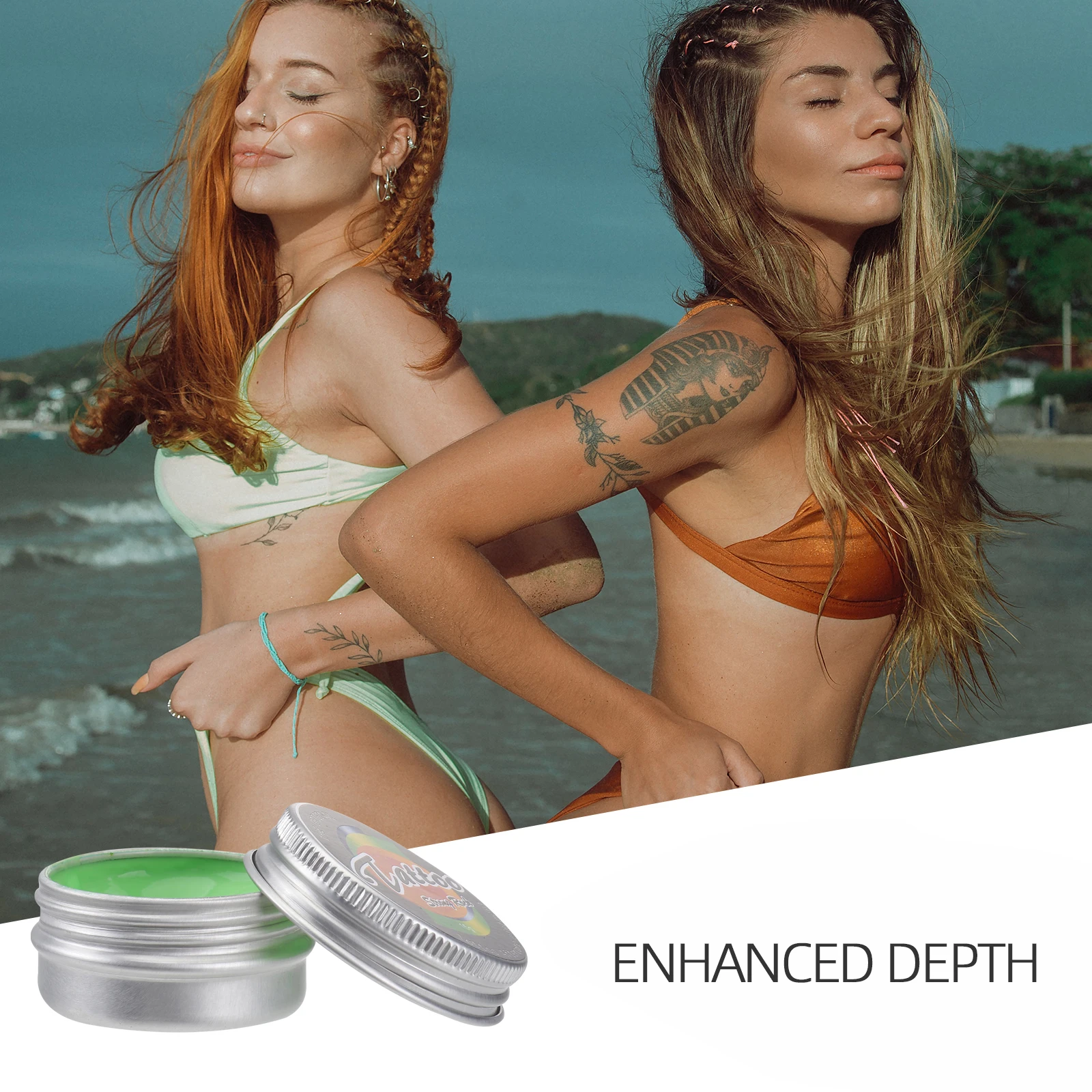 1Pcs Long-Lasting Tattoo Care Cream Safe Natural Formula to Prevent Discoloration Enhance Vibrancy Depth and Clarity Aftercare