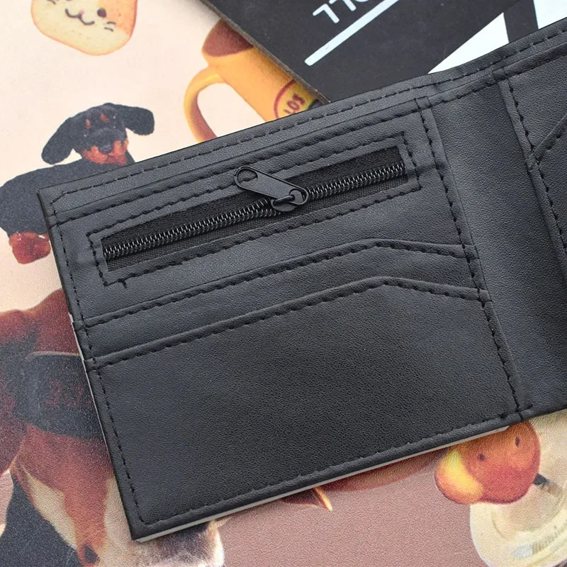 New Foldable Wallet Marvel Avengers Anime Figures Venom Cartoon Pu Wallet Men's Animation Cosplay Coin Purse Birthday Gifts