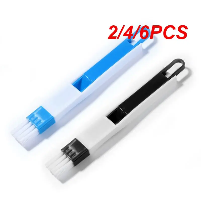 2/4/6PCS Crevice Brush With Dustpan Efficient Portable Window Slot Crevice Cleaner Effortless Popular Crevice Brush Convenient