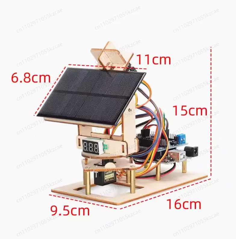 Automation Programming Kit, Educational Electronic Solar Tracking Set for Skills Development