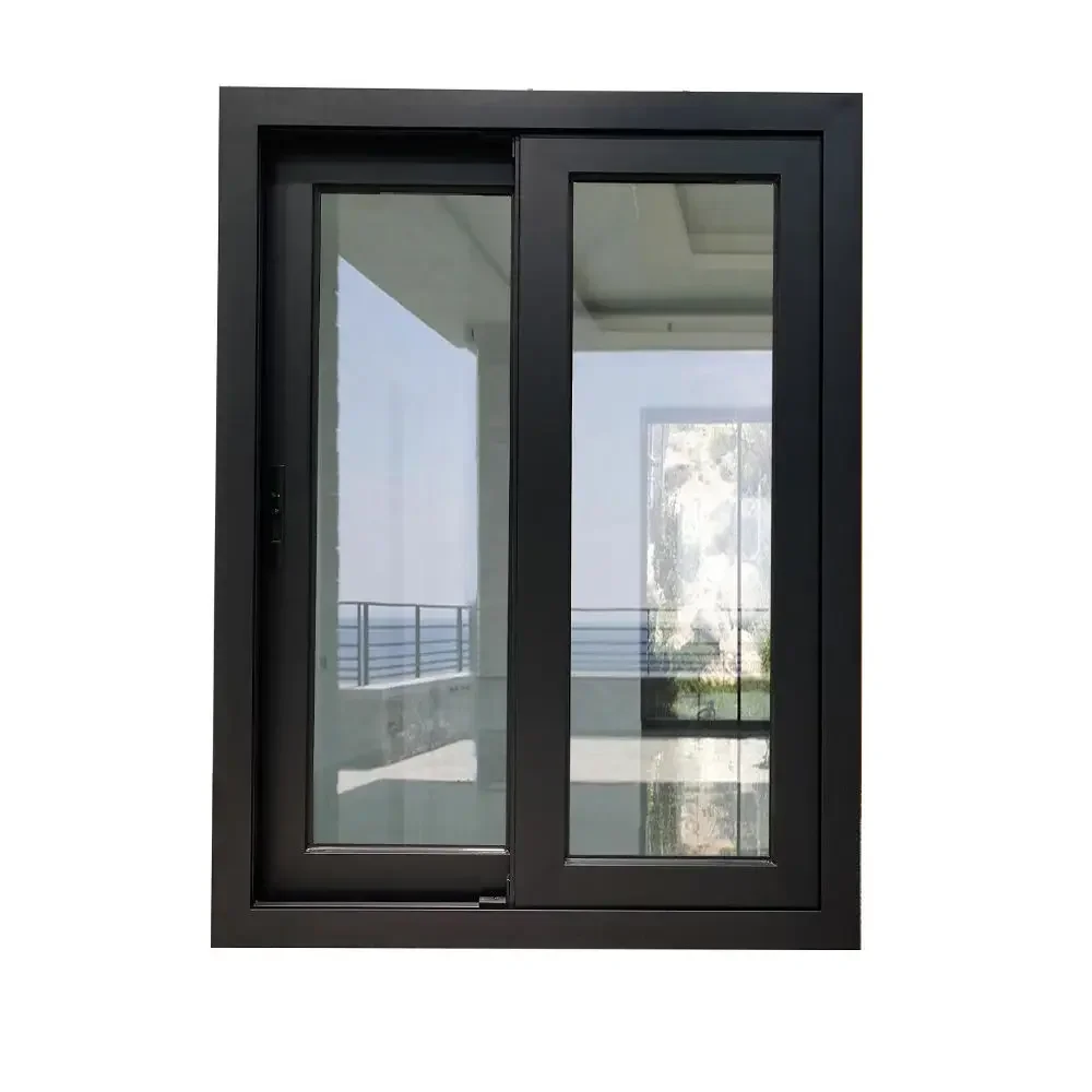 European Standard High Quality Aluminum Double Glazed Sliding Windows Doors Modern Windproof Rolling Stainless Steel Direct