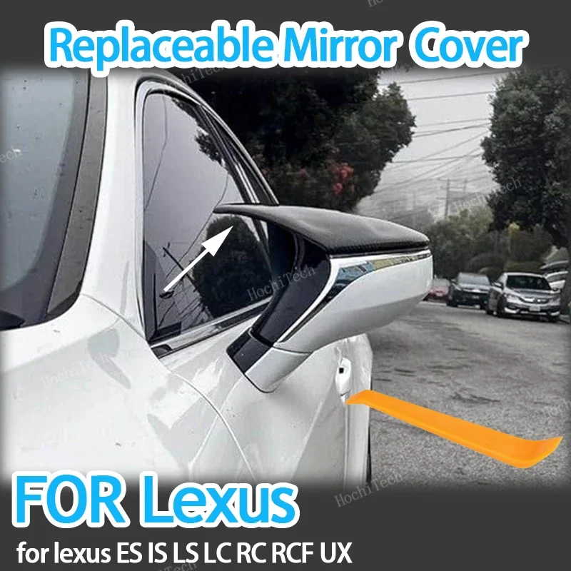 

F SPORT style Glossy Black Side Mirror cover Caps for Lexus ES IS LS LC RC RCF UX Car Accessories