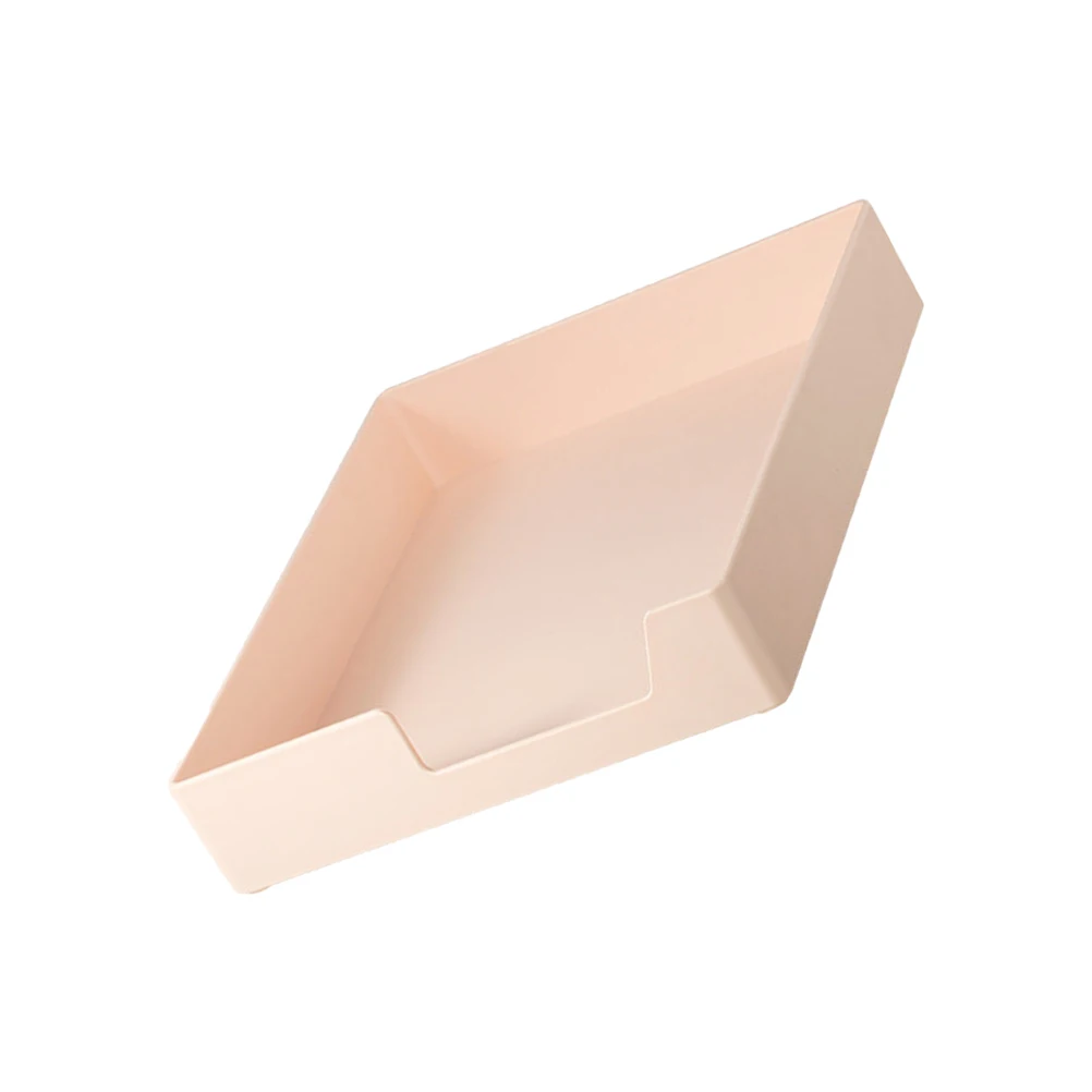 

1pc Storage Box Thickened Material Document Organizer For Office Home Lightweight Paper File Storage Container