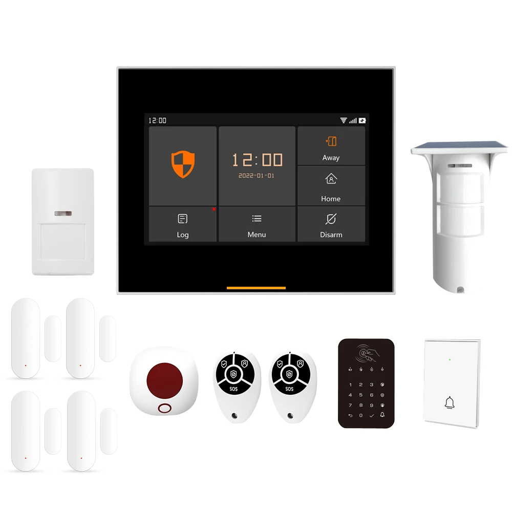 GSM Wifi Smart Alarm System Wired Home Security Alarm System For Intruder Alarm