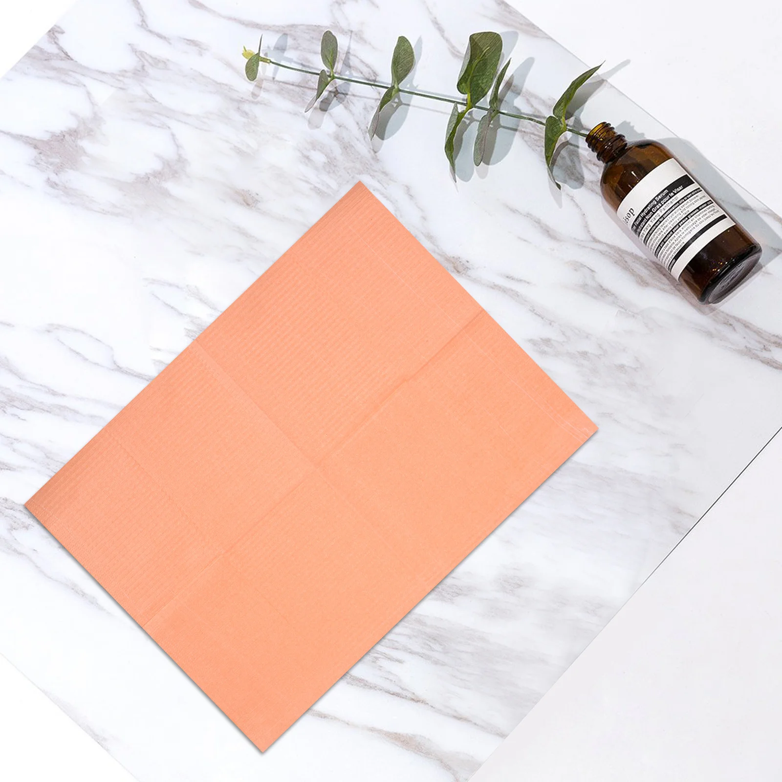 

125 Sheets Disposable Nail Table Mats Professional Salon Supplies Easy Cleanup for Manicure Pedicure Beauty Spas