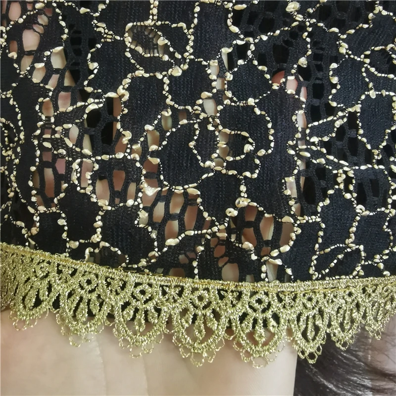 Preto e ouro laço oco mantilla véus para igreja católica mulher vintage redondo cabeça cobrindo luxo