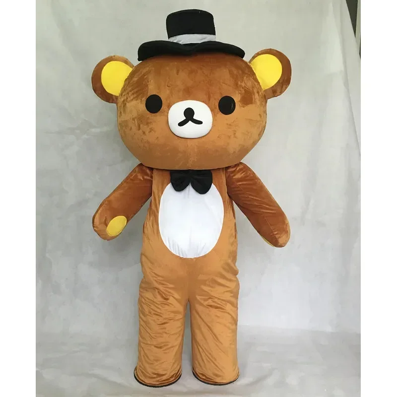 Le immagini reali al 100% erano Rilakkuma costume della mascotte orsacchiotto abbigliamento MN11