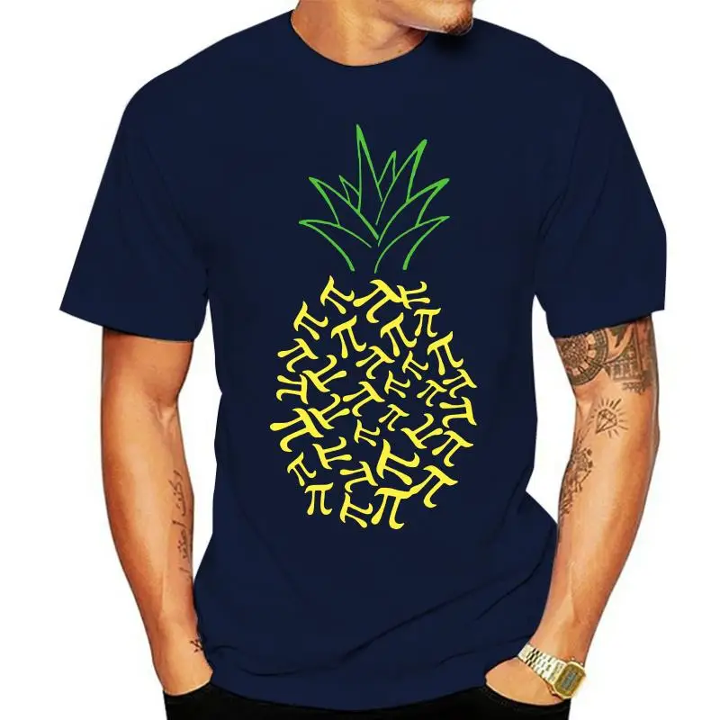 Pi Day Pineapple Math Lover Teacher 3.14 Symbol Mathematics T Shirt EU Size High Quality 100% Cotton Soft Basic Tops Tee