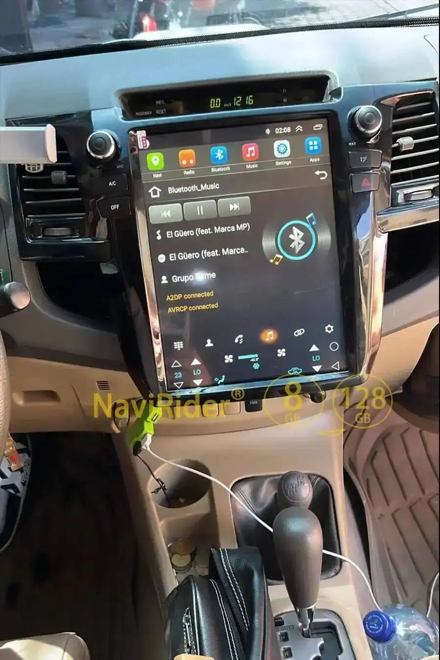Vertikaler Bildschirm GPS CarPlay Audio Multimedia Video Player Navigation Autoradio für Toyota Fortuner Hilux Revo 2005-2014 Android – Detail 20