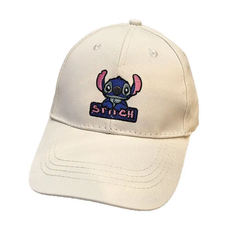 

Новая детская бейсбольная кепка Disney Stitch, милая мультяшная шляпа с вышитым утиным языком для мальчиков и девочек, детская шляпа от солнца