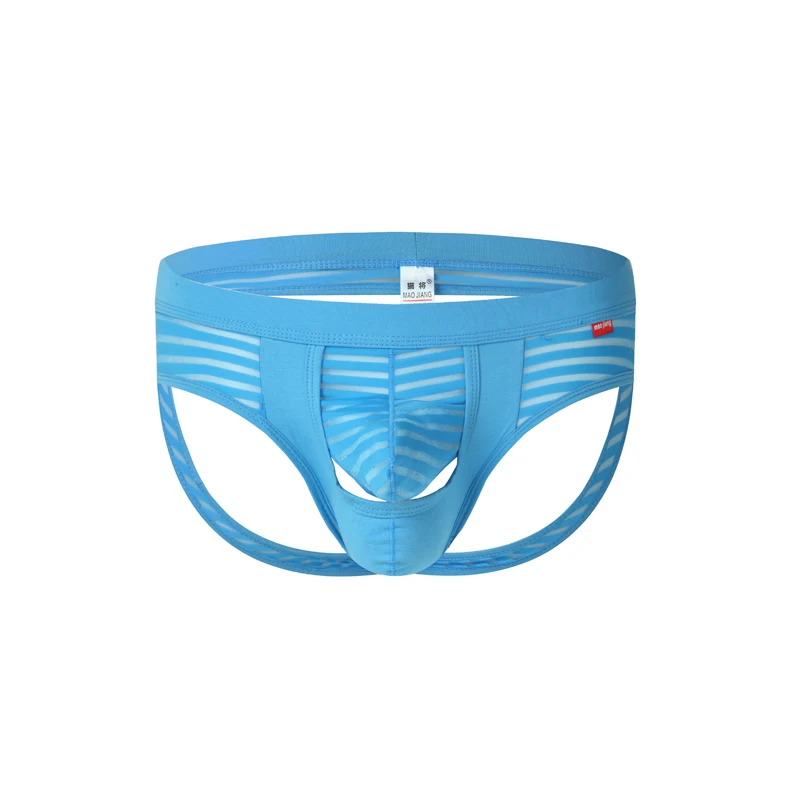 Underwear Mens Panties Thongs & G Strings Ice Silky Penis Pouch Panties Underpants Jockstrap Underwear Men Double Thongs