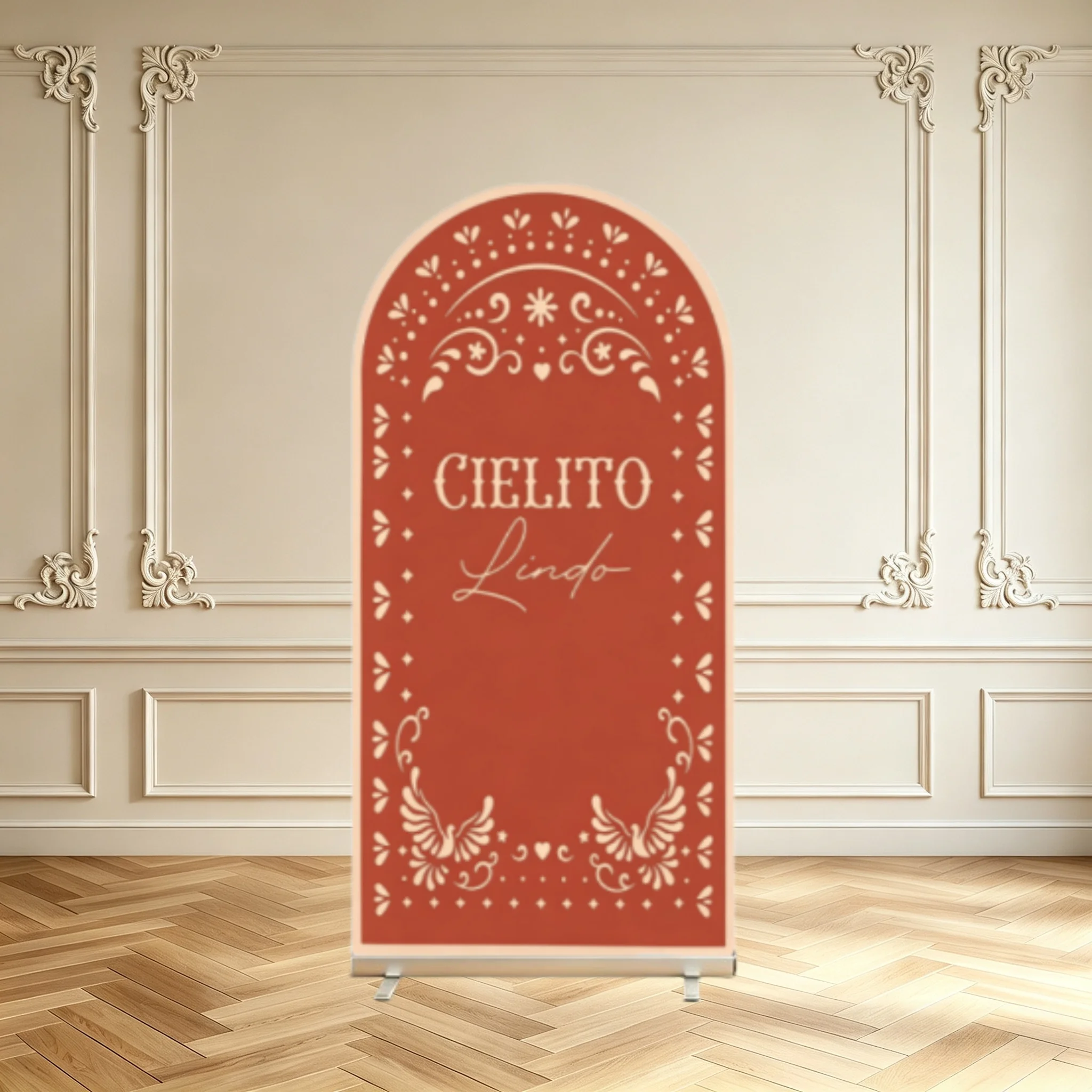 Mexican Cielito Lindo Fiesta Arch Backdrop Cover Girl Birthday Party Decor Baby Shower Chiara Double Sided Arch Cover Background