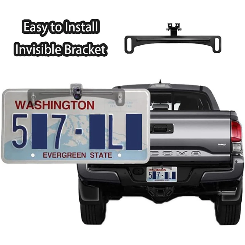 

New High Quality License Plate Holder License Plate Frame Rear View Camera Car License Plate Frame