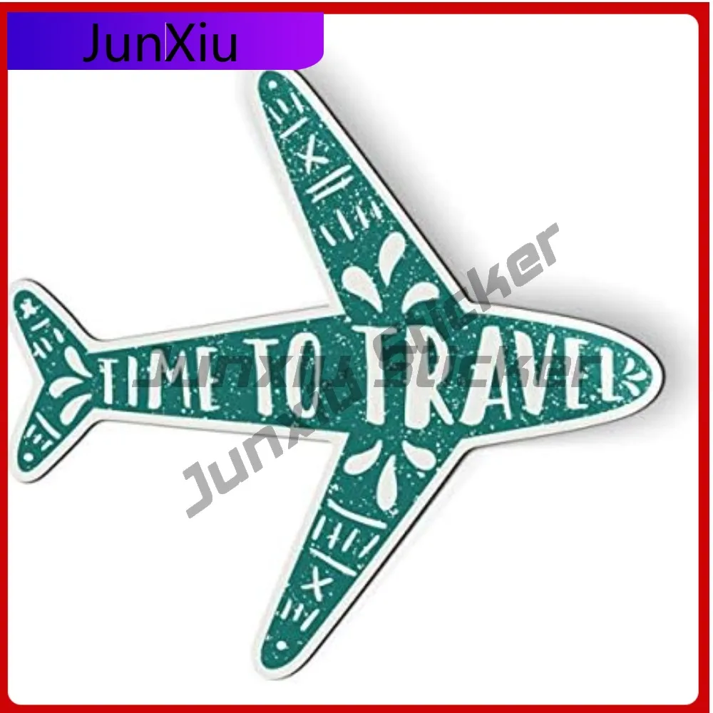 

Time to Travel Airplane Vintage Car Truck Window Truck Walls Boat Walls Sticker Trendy Aesthetic Unique Funny Retro