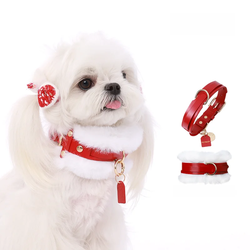 

Petinjoy Crt Series New Year Limited Red Tree Goo Leather Dog Lea Retractable Normal Size Pet Supplies Dog Outdoors