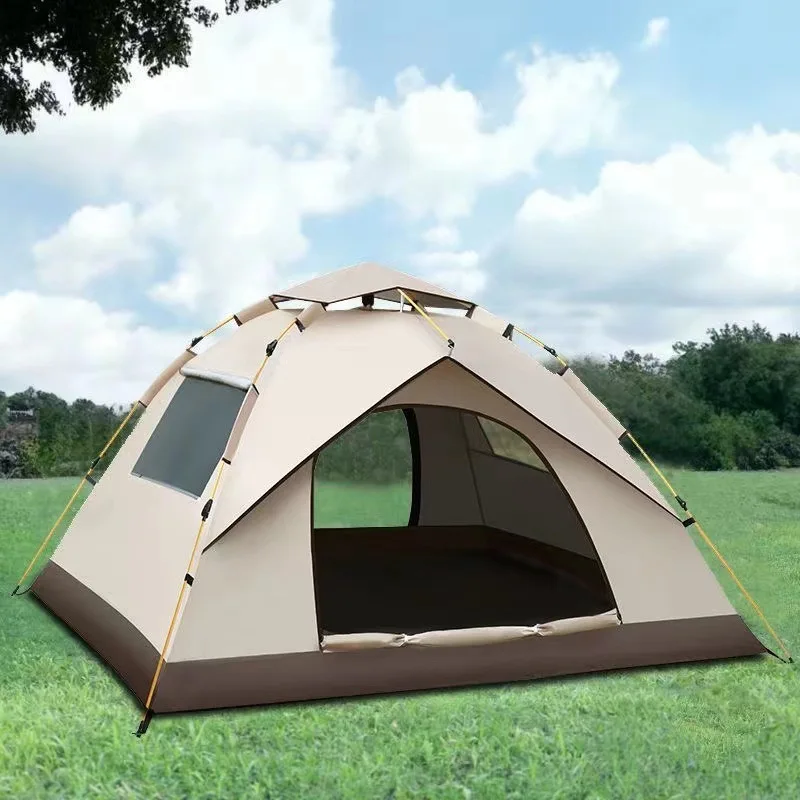 

Outdoor Camping Automatic Tent Double Door Tent Folding Waterproof Camping Fish Tent