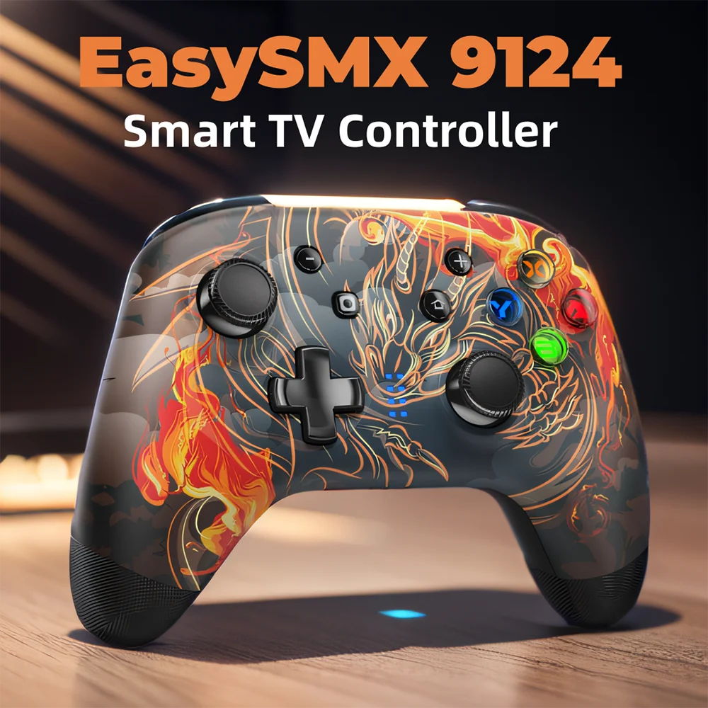 

EasySMX 9124 Bluetooth Controller, Wireless Gamepad Joystick for Nintendo Switch, PC, iOS/Android Phone, Smart TV/TV Box