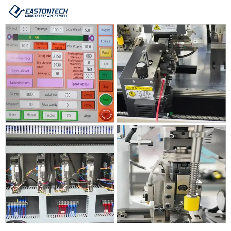 EASTONTECH EW-8890 Single-Side Marking Machine for Automatic Wire Cutting Stripping & Crimping
