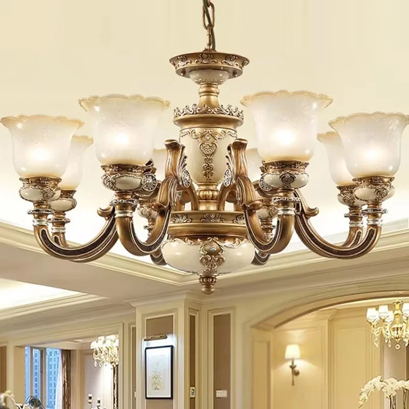 

Luxury Living Room Chandeliers Lighting Restaurant Light Fixtures Bedroom Chinese Chandeliers Modern LED Chandelier Hanging Lamp