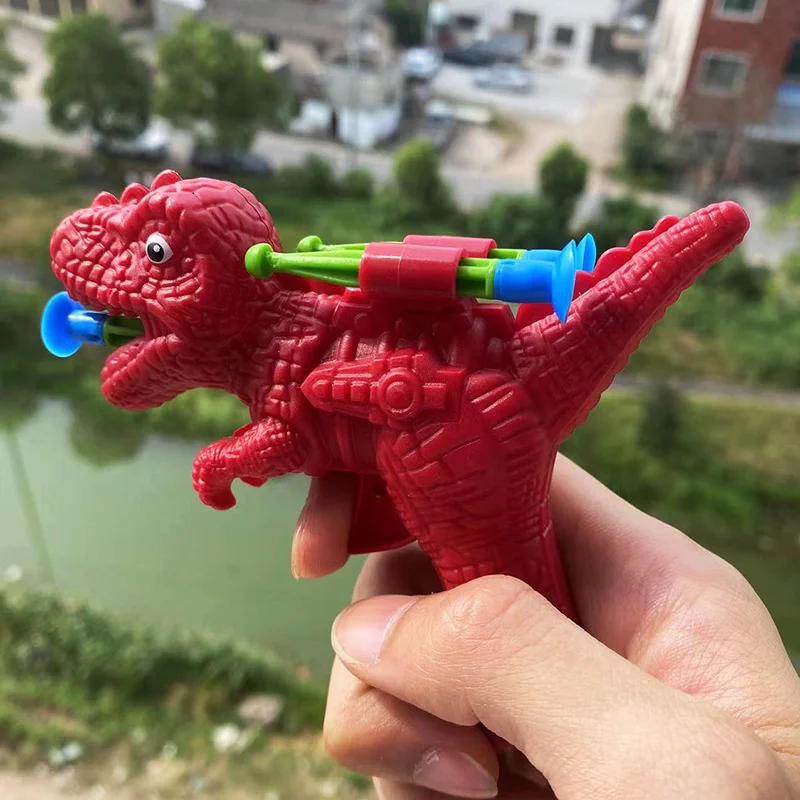 1pcs Cartoon Dinosaur Soft Ammunition Gun Toys For Kids Gift Fashion Outdoor Funny Sports Toy Mini Cute Dinosaur Toy Guns