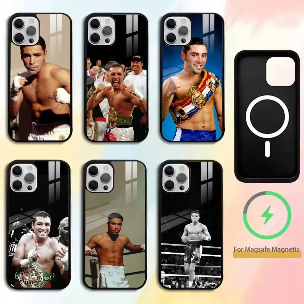 

O-Oscar De La Hoya-Boxing Match-Combat Phone Case For iPhone17,16,15,14,13,12,11 Plus,Pro Magnetic For Magsafe Wireless Charging