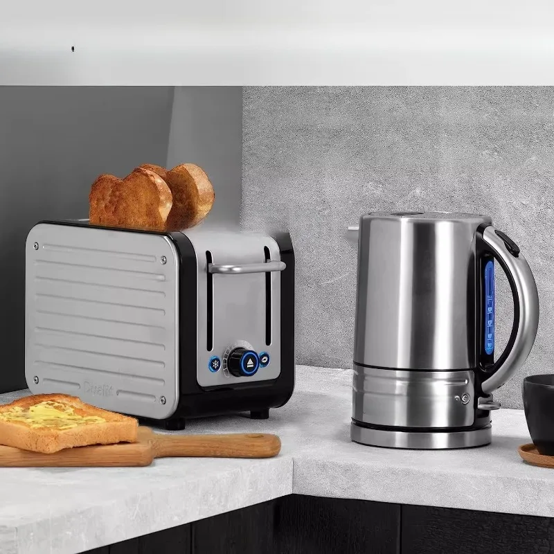 Stainless steel large capacity, retro electric kettle, breakfast toaster