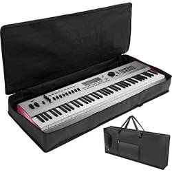 61 tasti borsa per pianoforte elettronico impermeabile in tessuto Oxford borsa addensata tastiera valigia accessori per strumenti per pianoforte elettronico