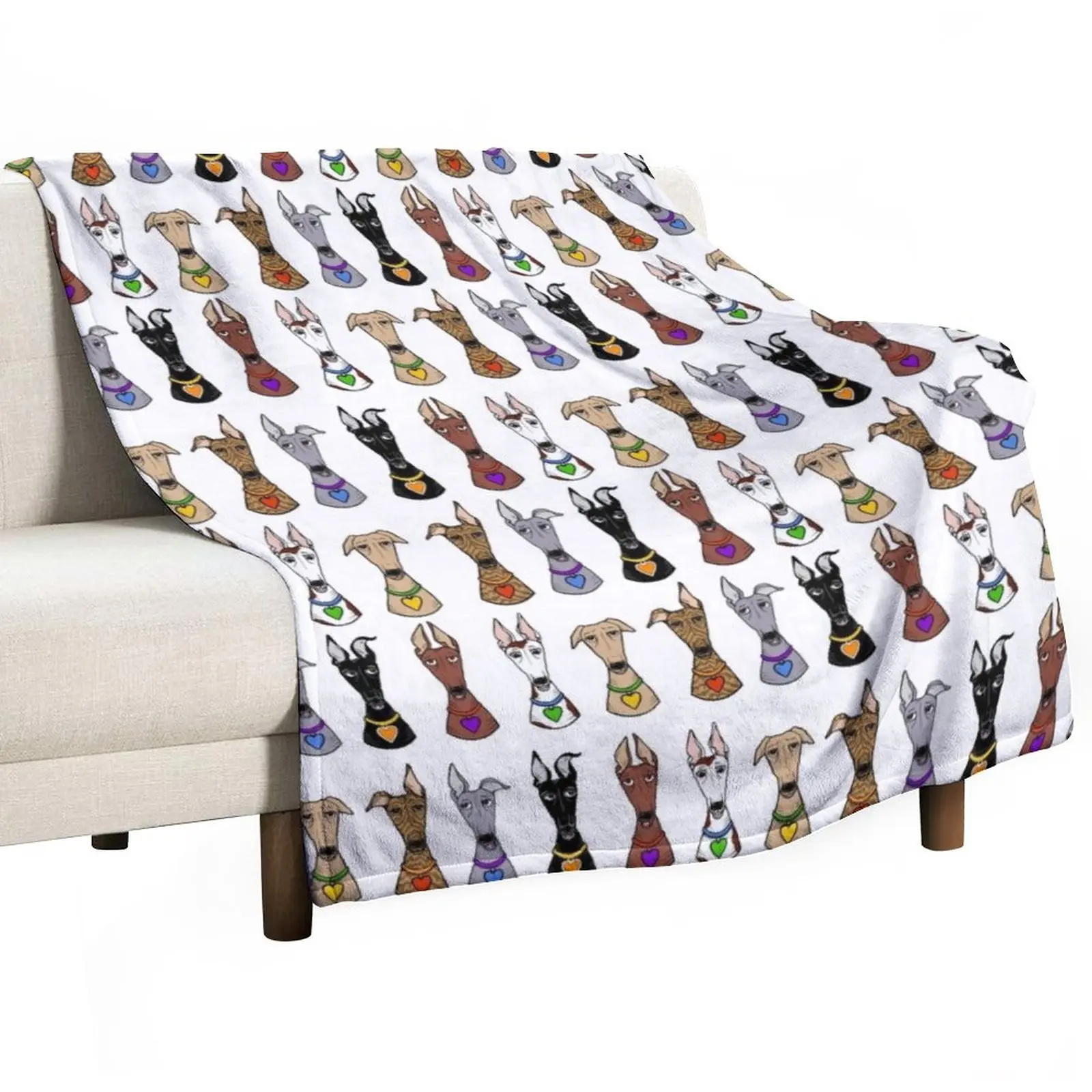 

Shades of Greyhound Throw Blanket Single Blanket Blankets For Sofas Kid'S Blanket Soft Blanket